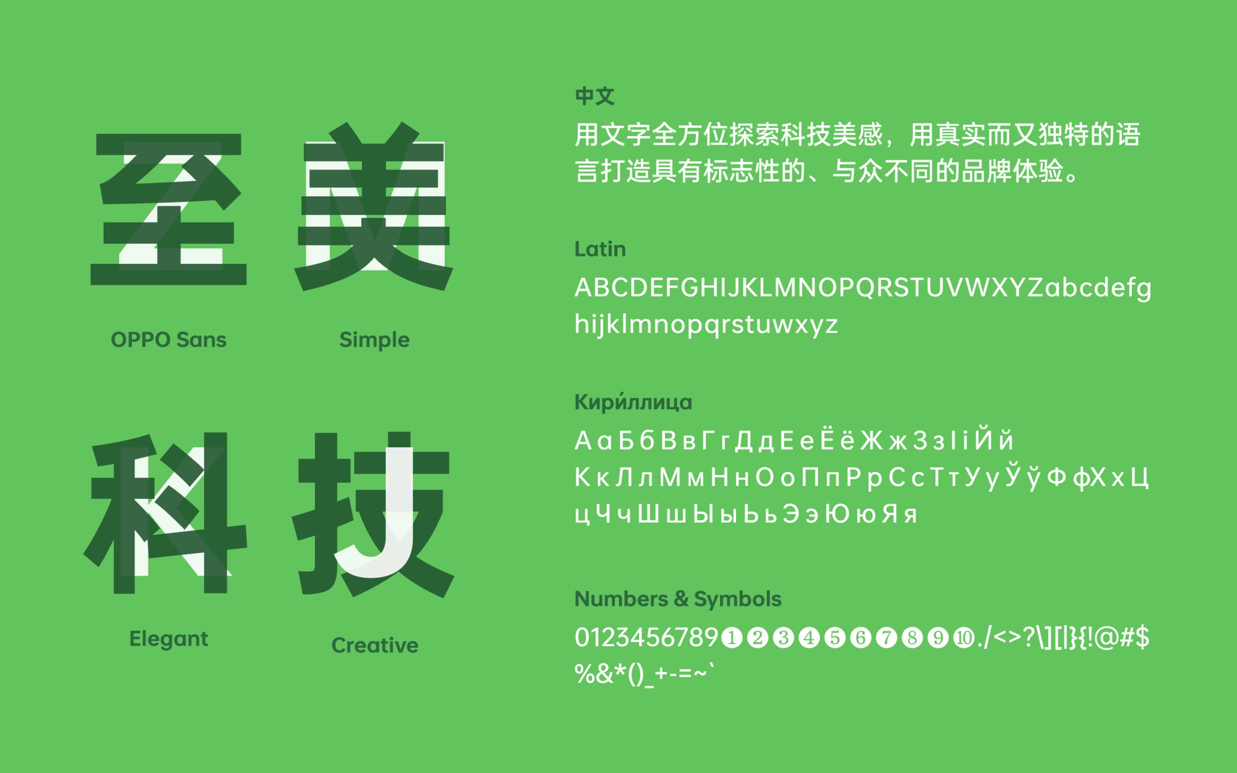 手机厂商的字体-OPPO Sans